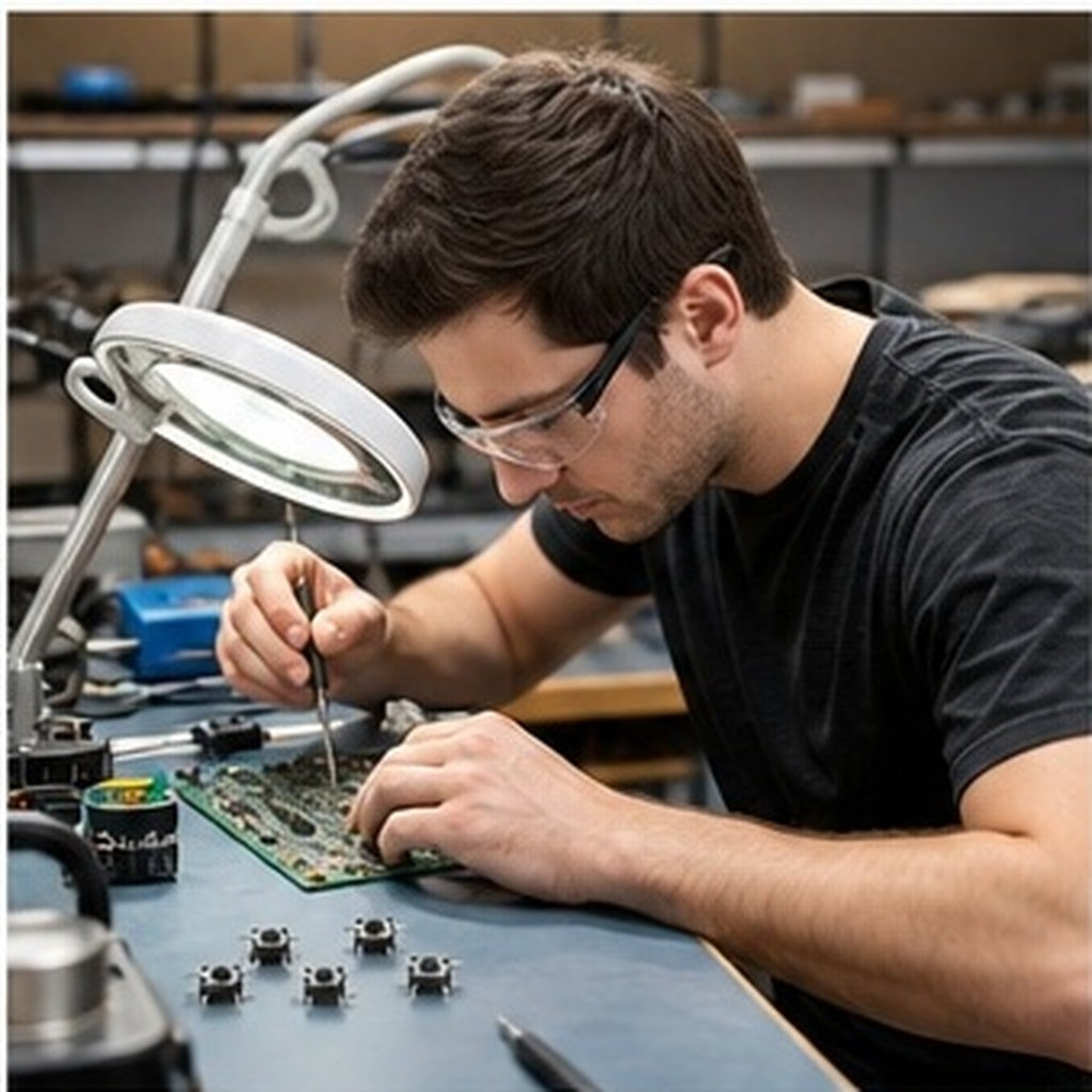 Electronics Repair In Usa - 100 stuks tactiele momentane drukknopschakelaars, een