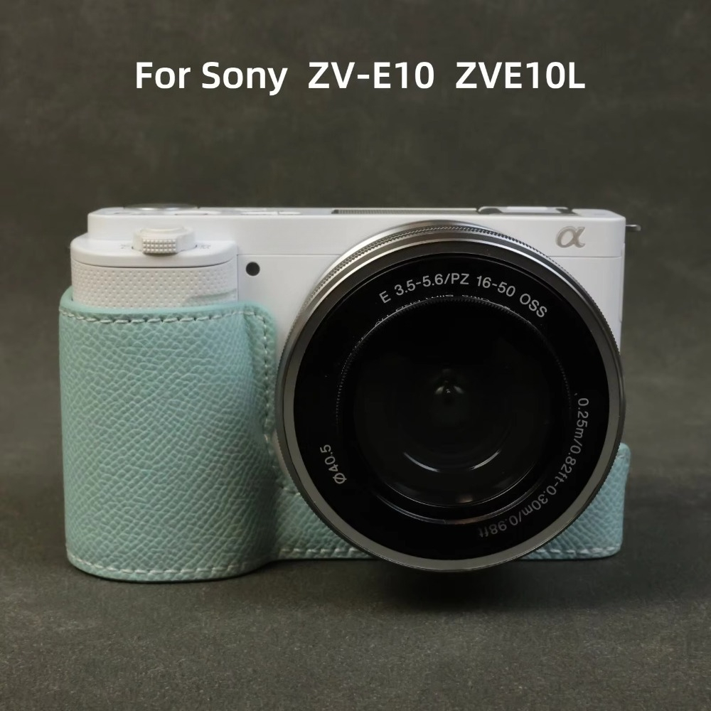 Leren beschermhoes voor de Son - Sony Camera Zv-E10 recensie en prijs