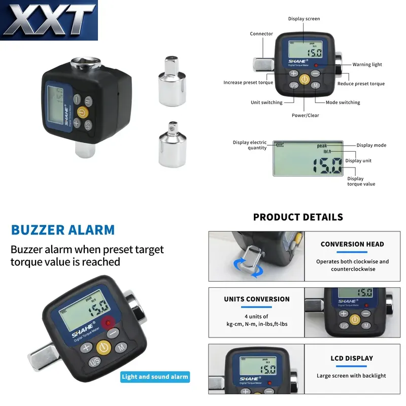 XXT Shahe Digitale Momentsleut - Electronics Repair Tools recensie en prijs
